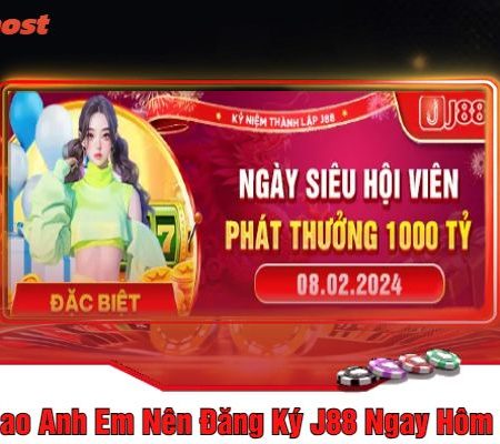 Đăng Ký J88 Nhanh Chóng – Nhận Ưu Đãi Hấp Dẫn Ngay